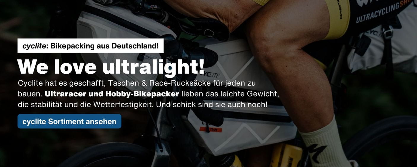 Cyclite Bikepacking-Taschen aus Deutschland