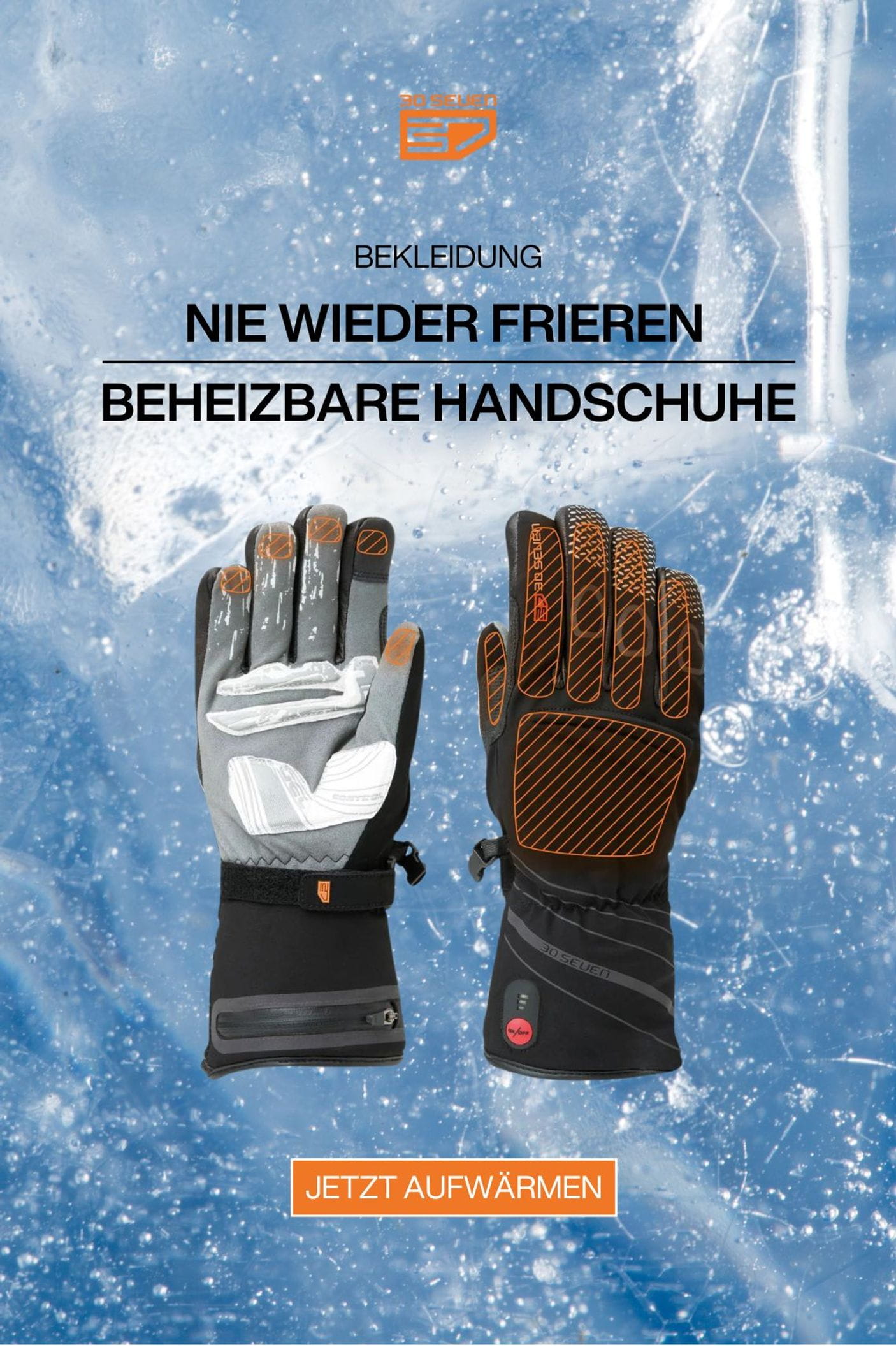 30seven beheizbare Fahrradhandschuhe