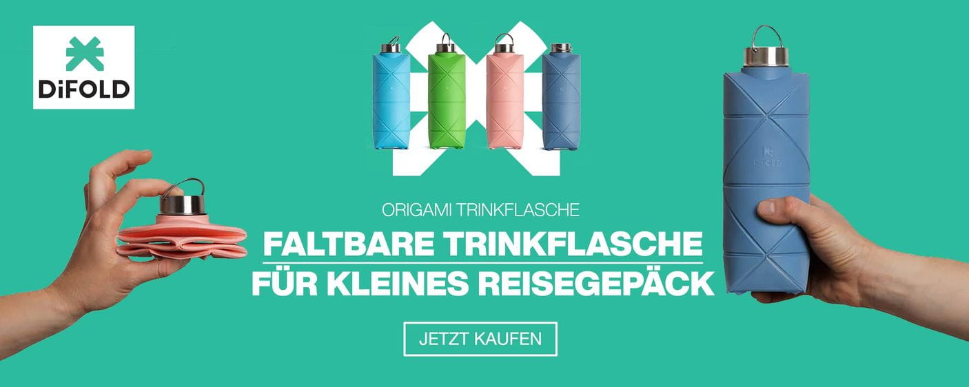 DiFold Origami Trinkflasche
