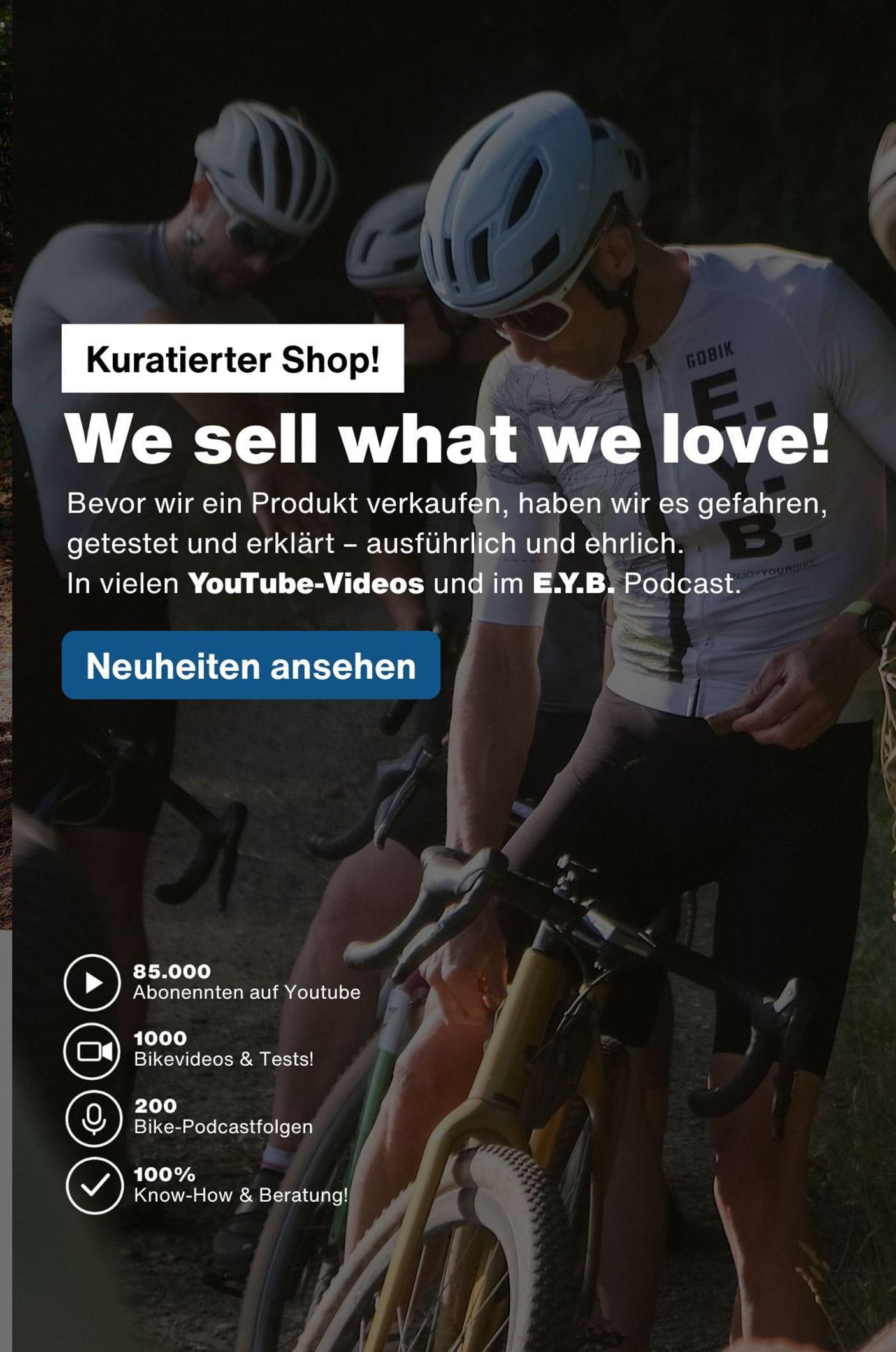 We sell what we Love: Kuratierter Bike-Shop