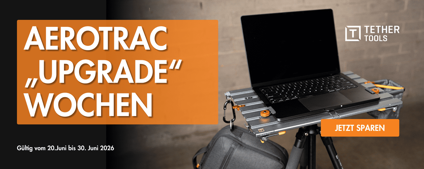 Tether Tools AeroTrac „Workflow-Upgrade“ Wochen