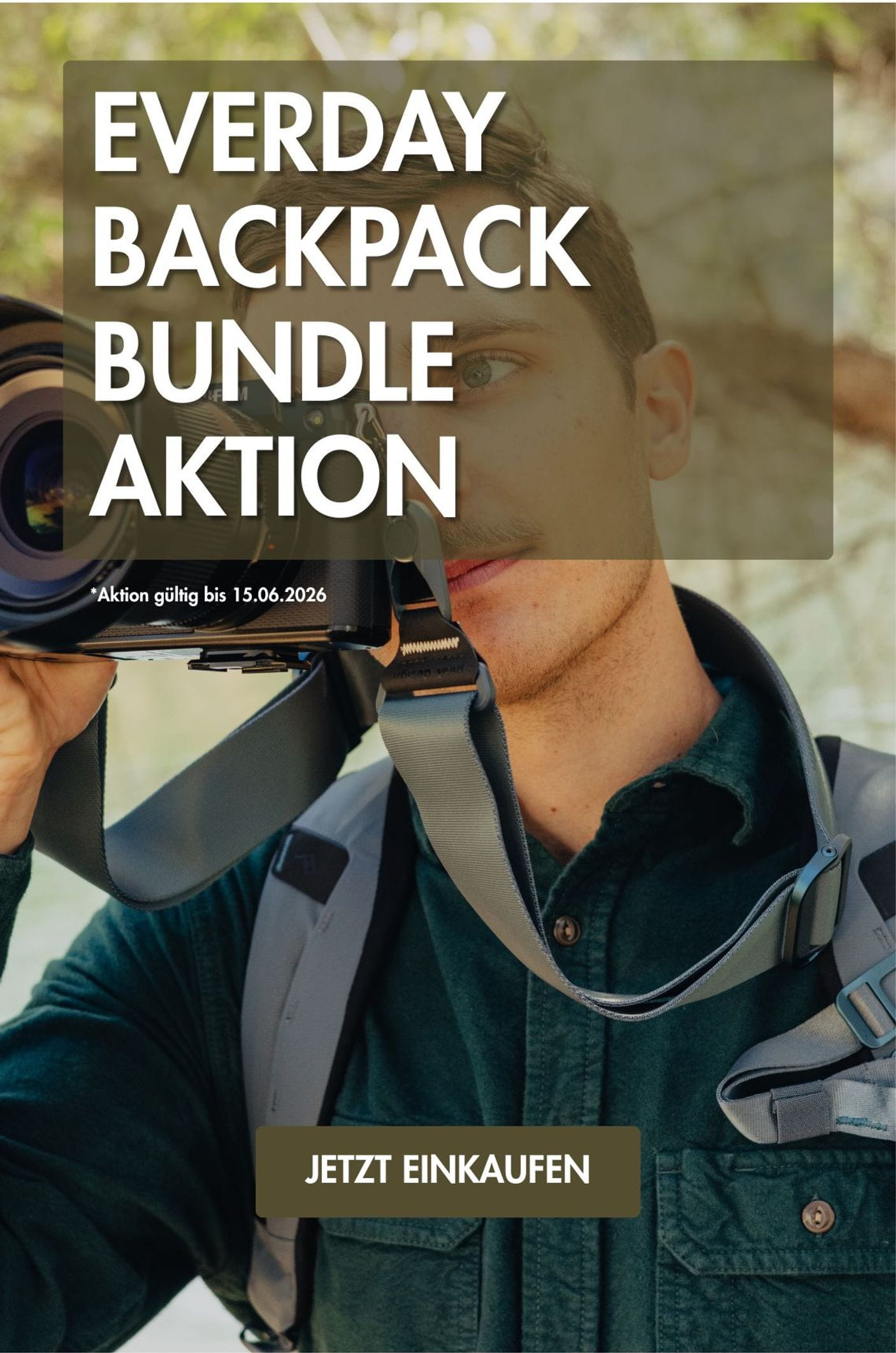 Everyday Backpack Strap Promo