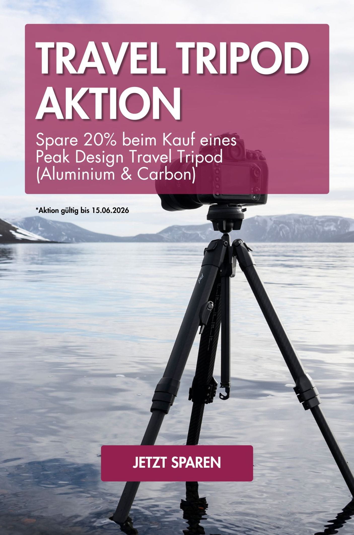 Peak Design Travel Tripod Promo