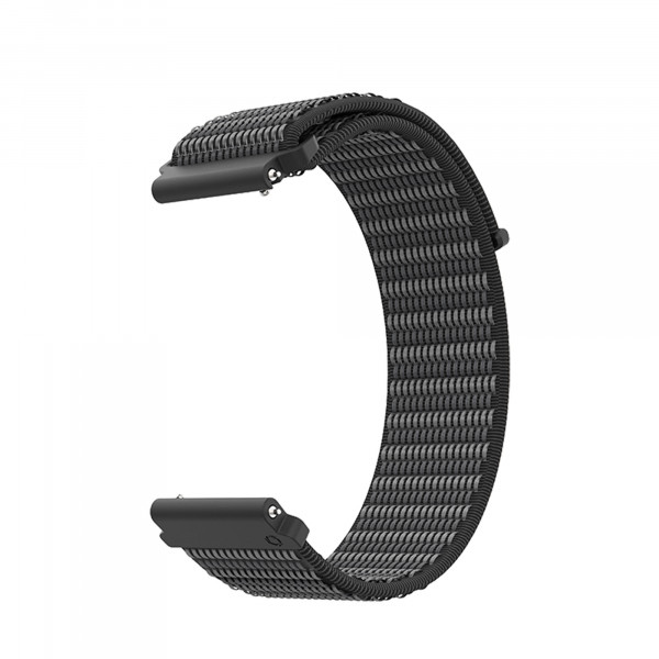 COROS APEX 46 mm / Pro Nylon Band Black 24 mm breit mit 22 mm Armbandanschluss - Nylon-Armband Schwa