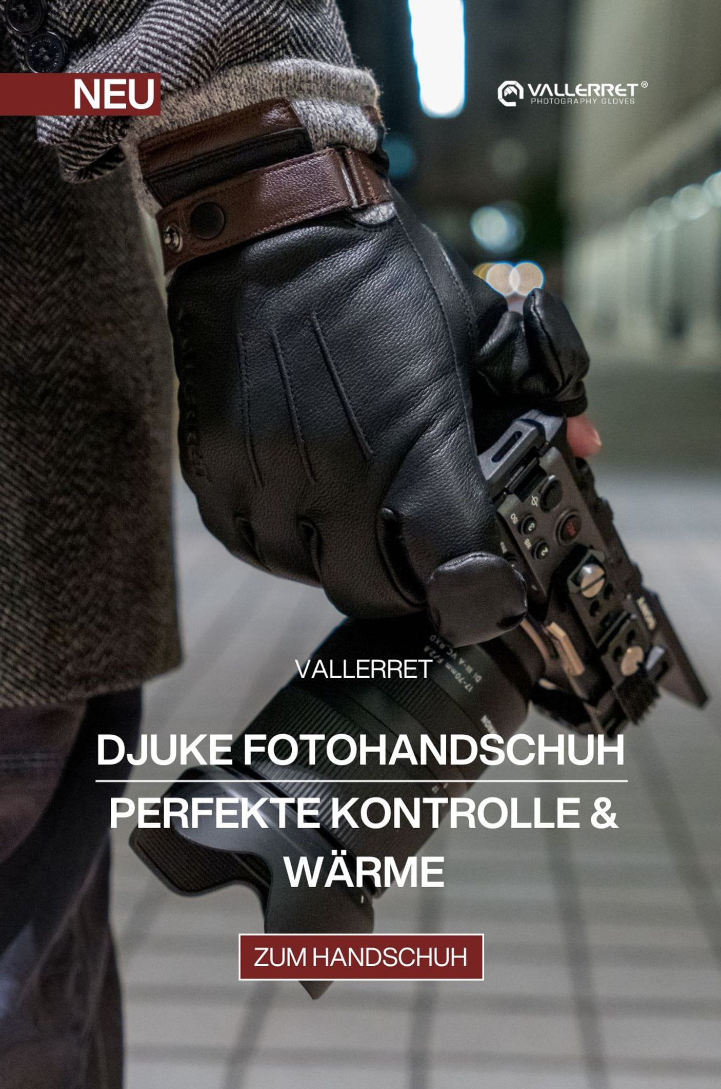 Vallerret Djuke Fotohandschuh