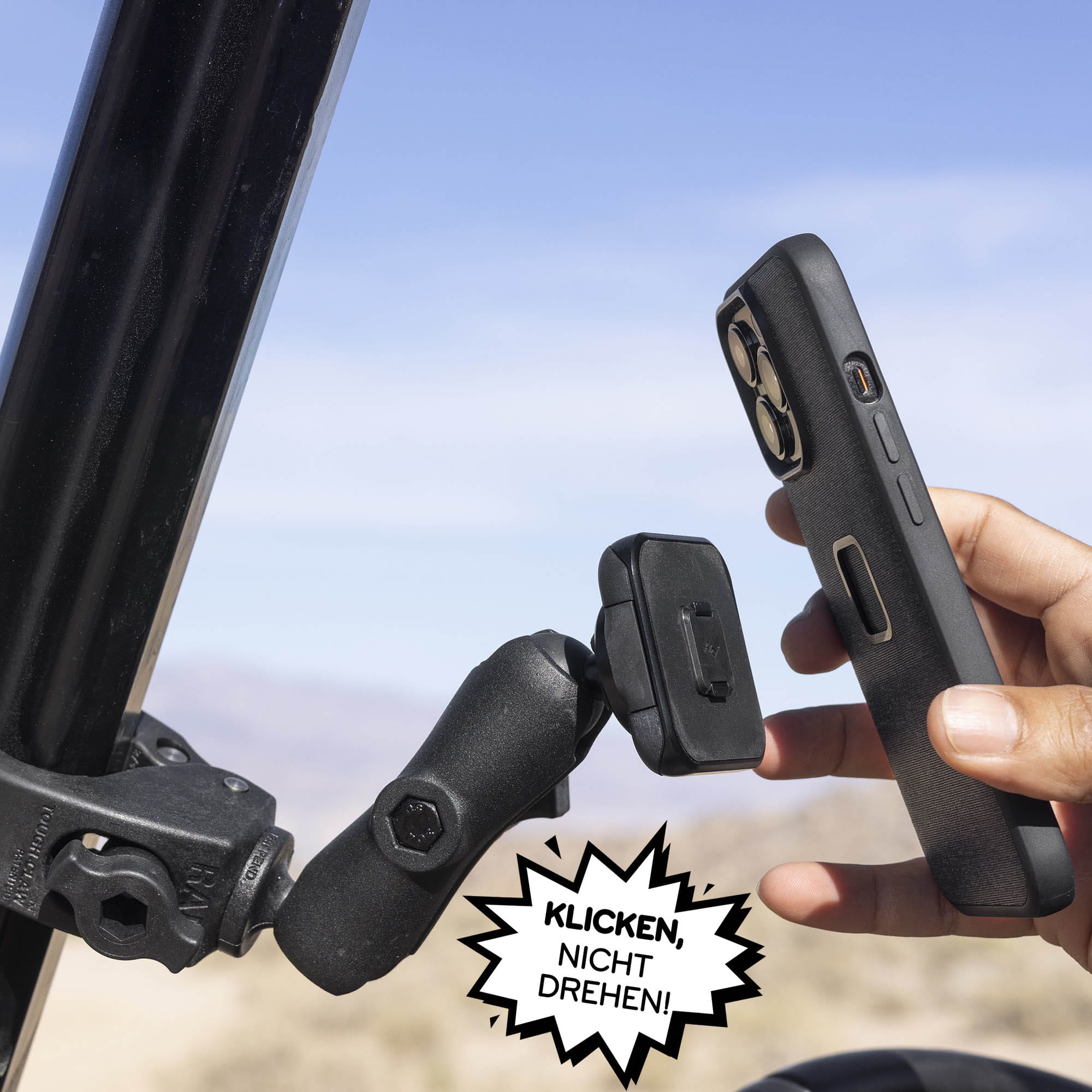Peak Design Motorrad-Smartphone-Halterung mit Magnet